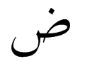 Arabic Letter "dark d"