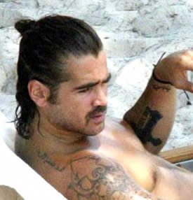 Colin Farrell's Arabic Tattoo